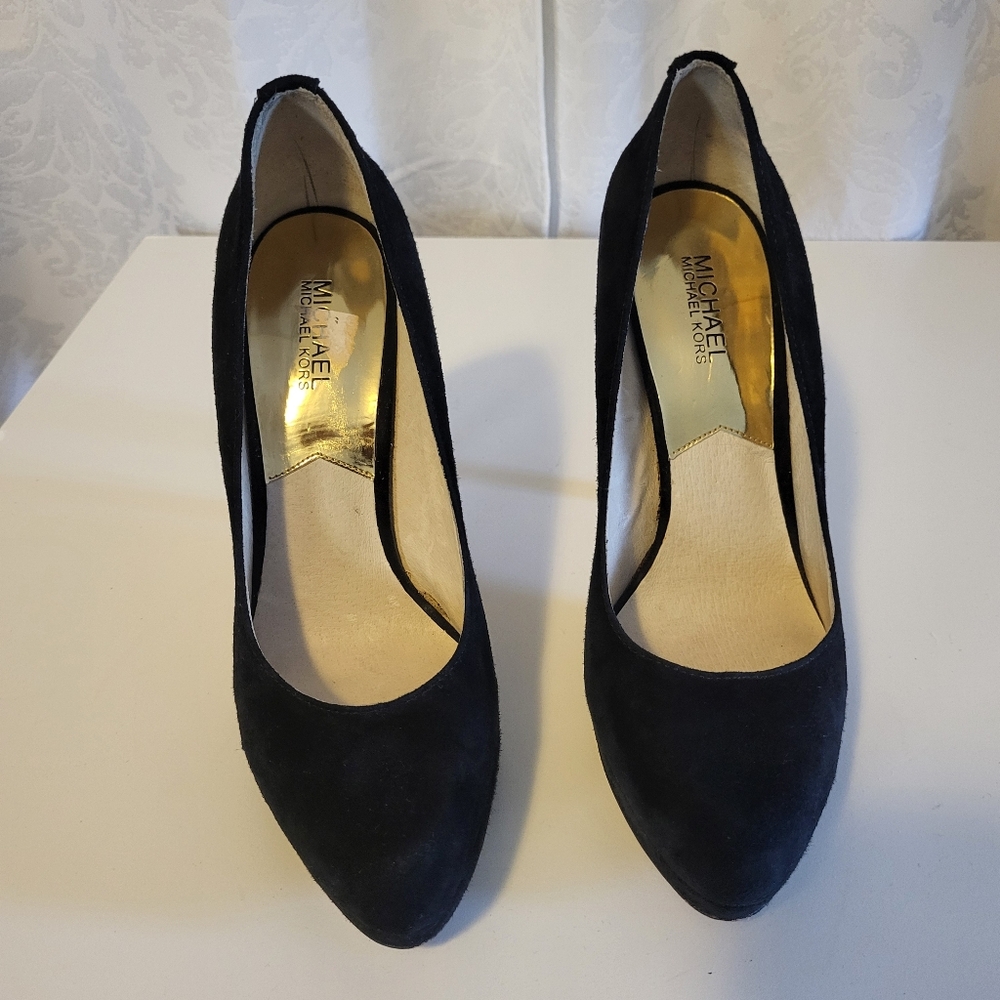 Michael Kors Black Stiletto Heels, Shoes, Pumps, Suede Size 10m - Picture 7 of 15